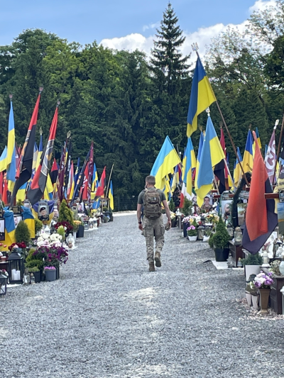 Soldat kirkegård i Lviv