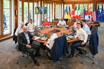 G7-ledere i Schloss Elmar