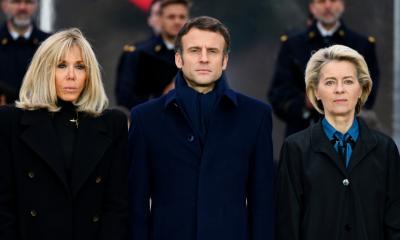 Præsident Emmanuel Macron og Kommissionsformand Ursula von der Leyen