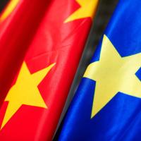 EU og Kina flag