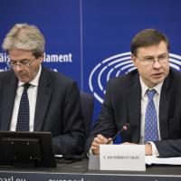 Pressekonference om stabilitets og vækstpagten - Valdis Dombrovskis